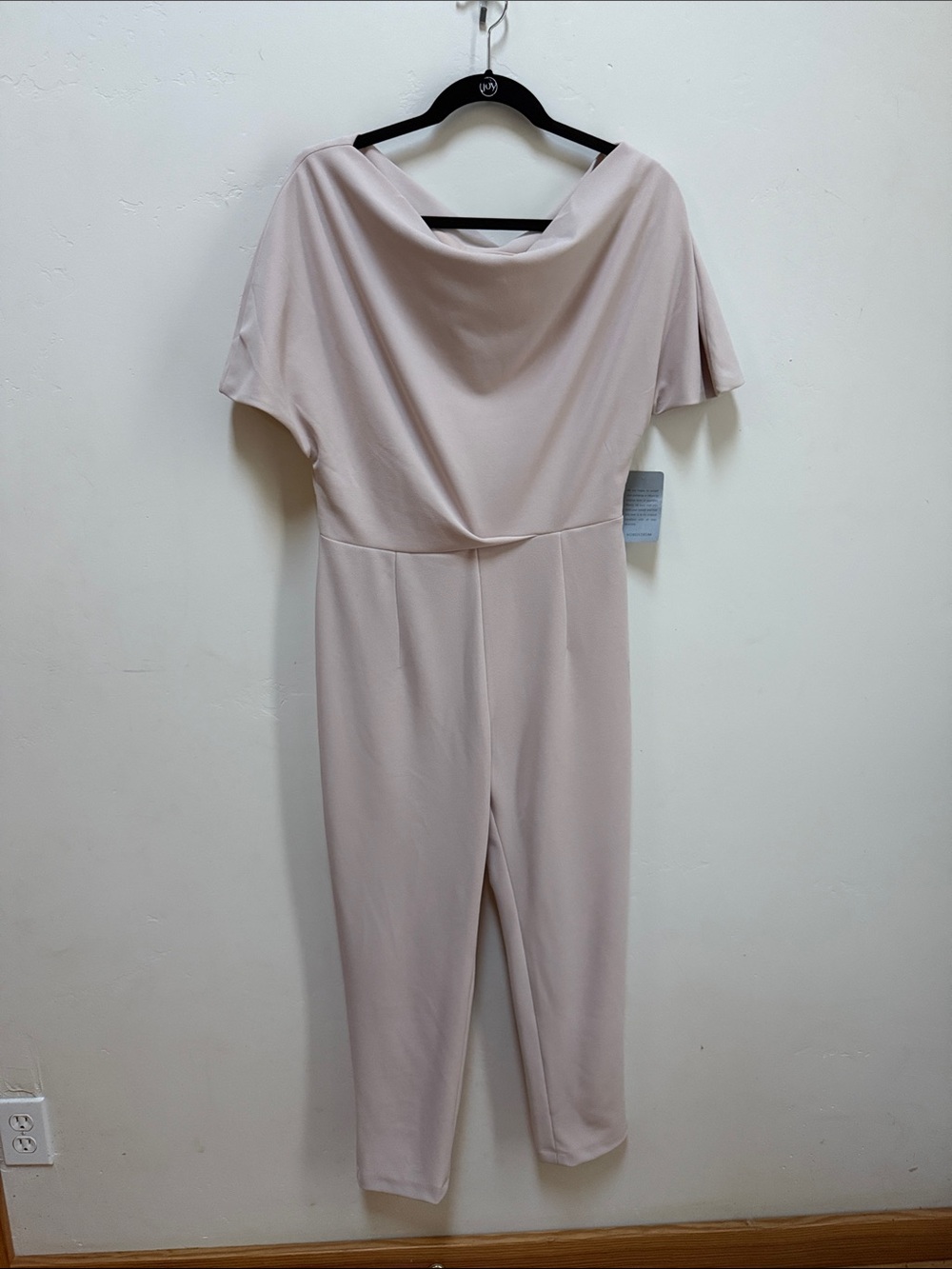 Alexia Admor Blush Cowl-Neck Jumpsuit